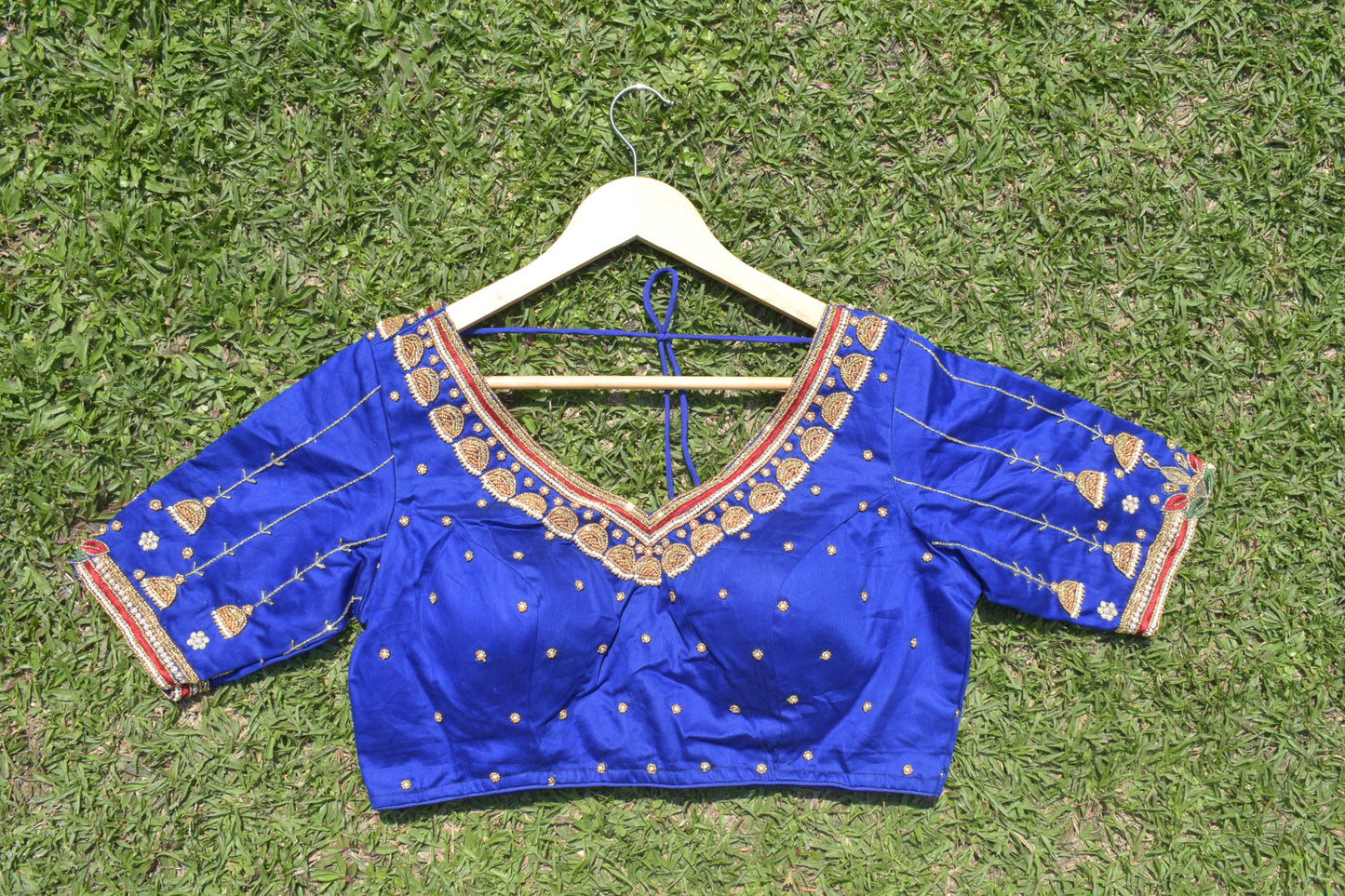 Bead Embroidery Blouse