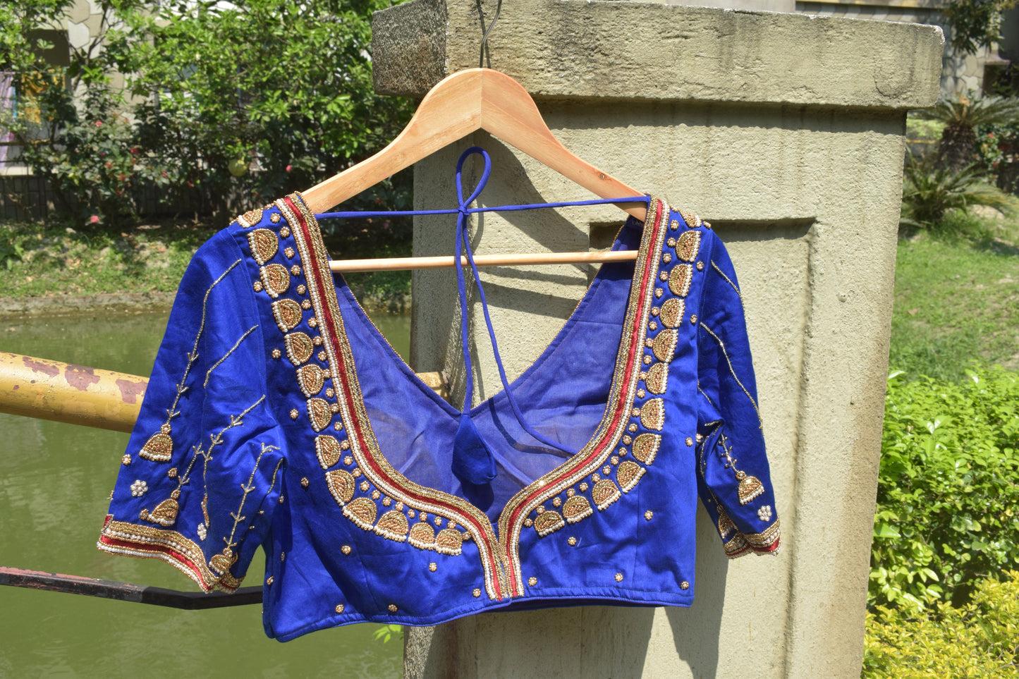 Bead Embroidery Blouse