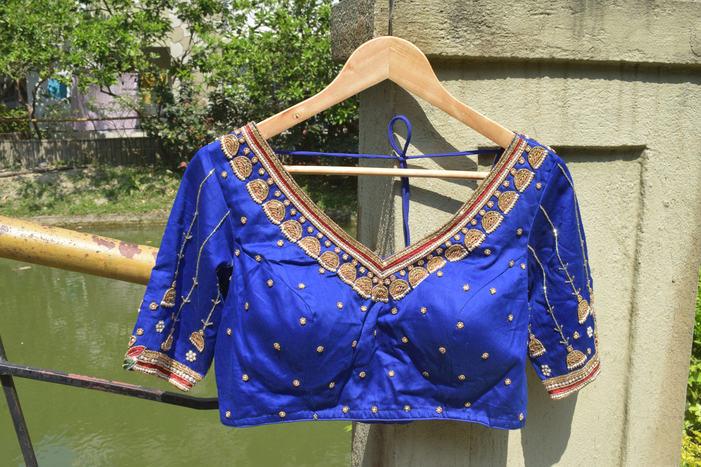 Bead Embroidery Blouse
