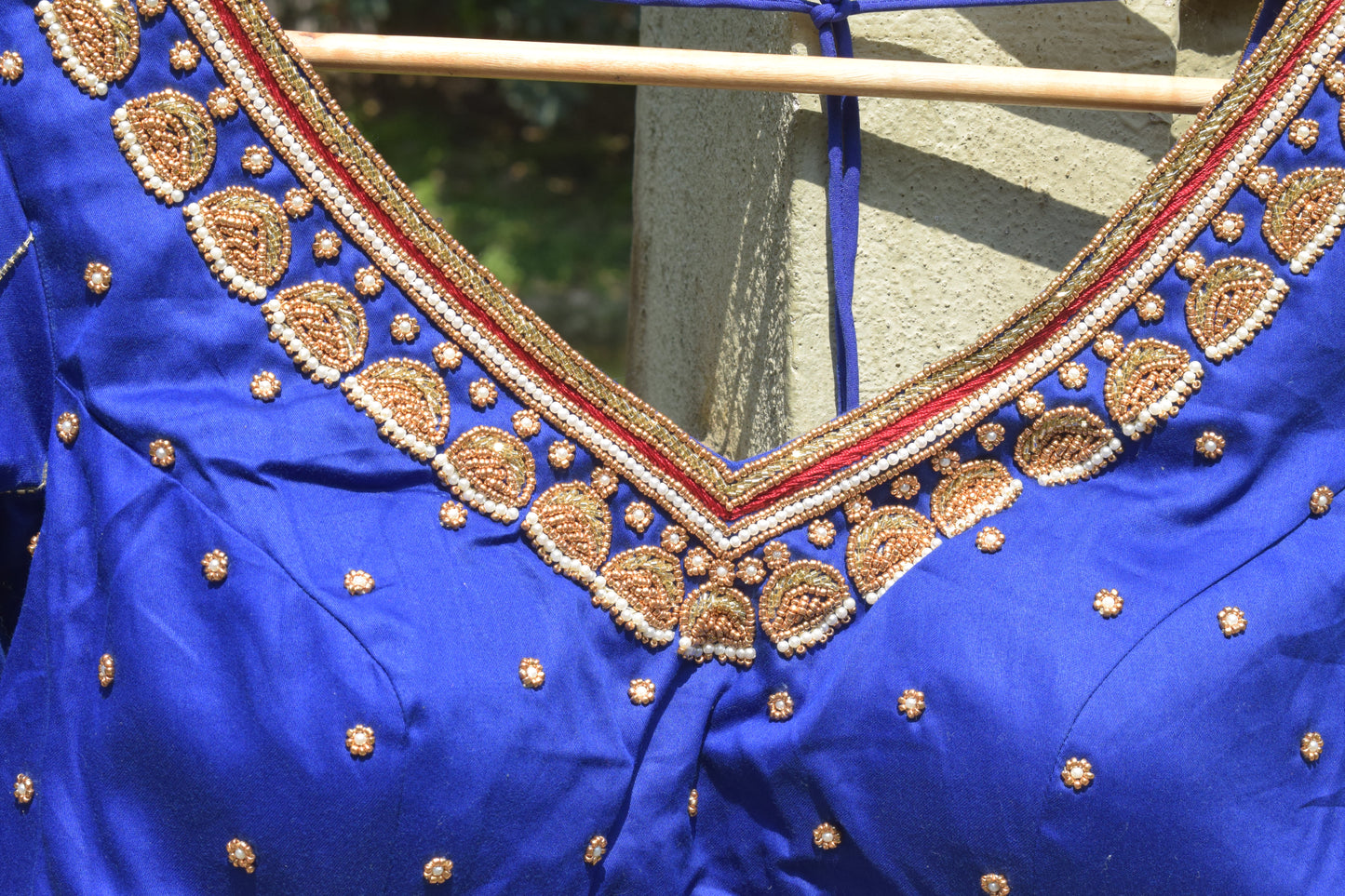 Bead Embroidery Blouse