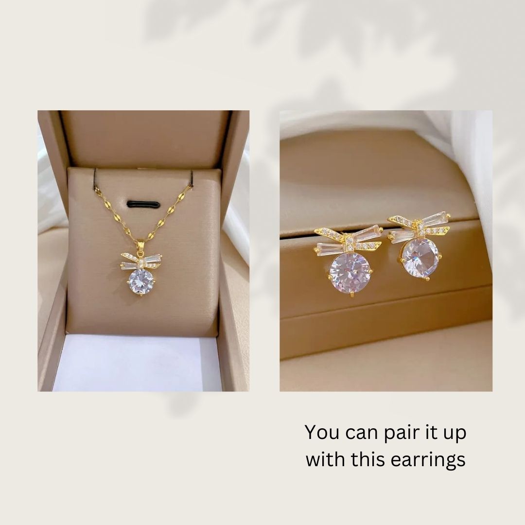 Zircon Drop Necklace