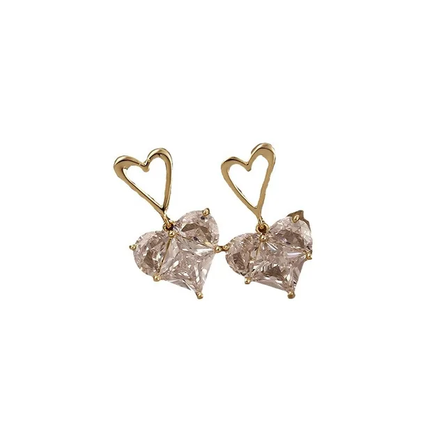 White Love Earrings