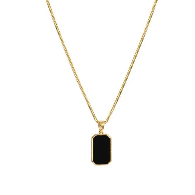 Geometric Square Necklace