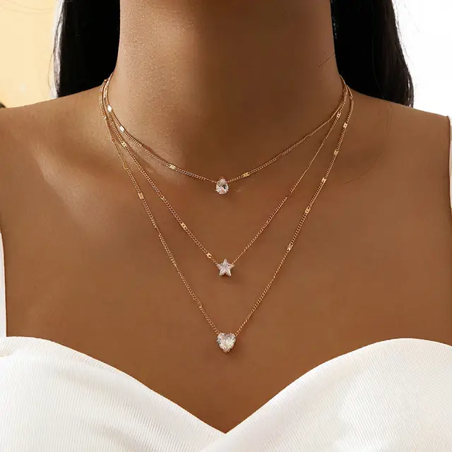 Multilayer Star Necklace