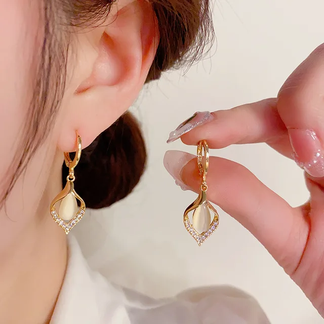 Angel Eye Drop Earrings