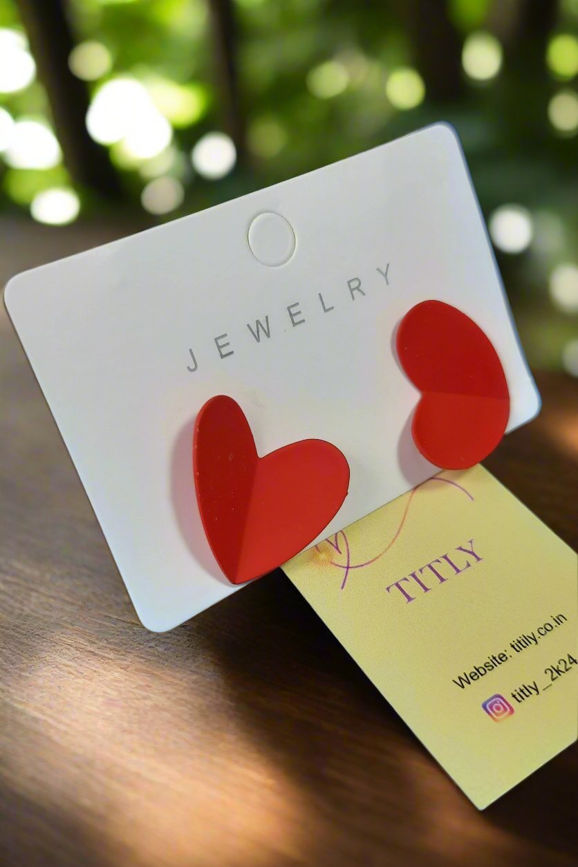 Heart-Shaped Earrings