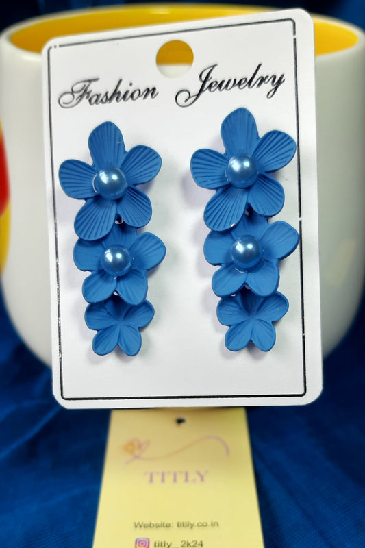 Hanging Flower Earrings