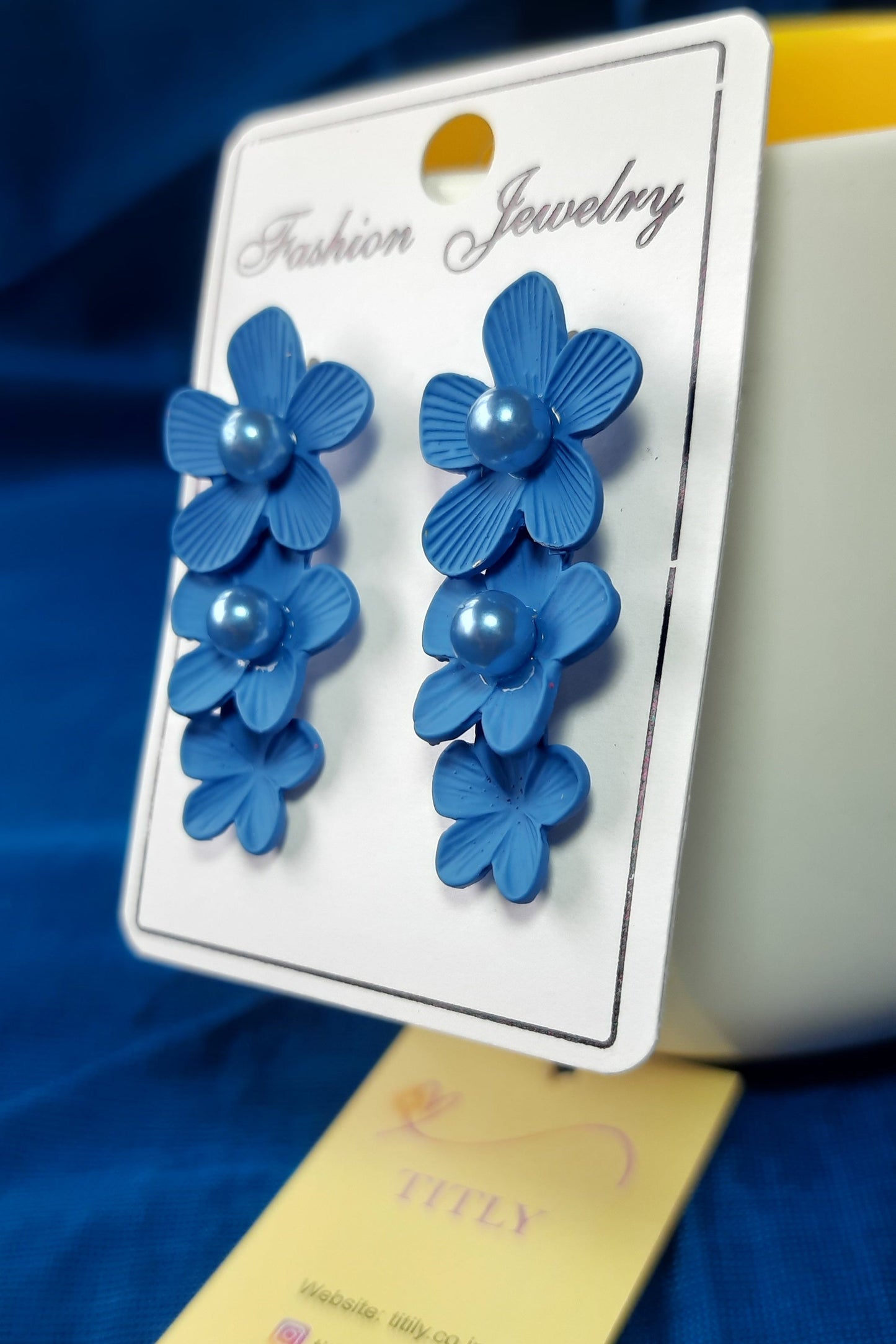 Hanging Flower Earrings