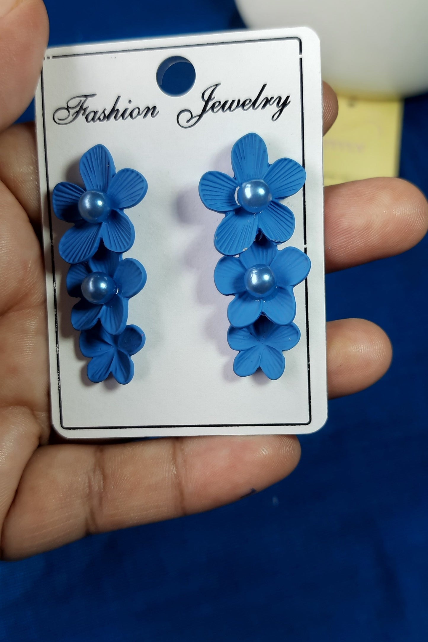 Hanging Flower Earrings