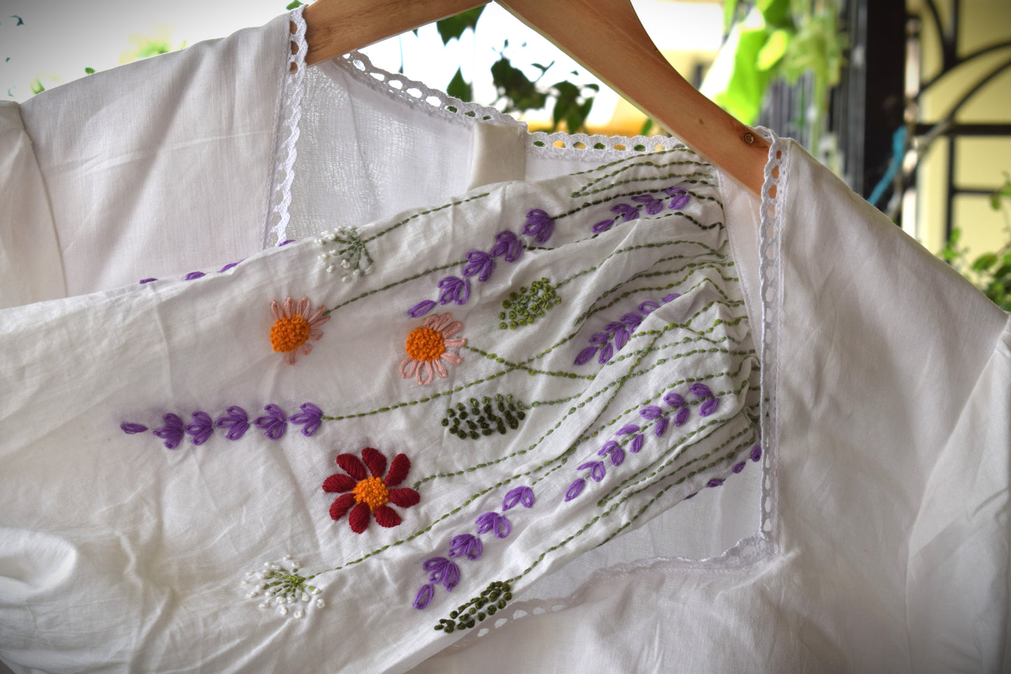 Mulmul Cotton Hand Embroidery