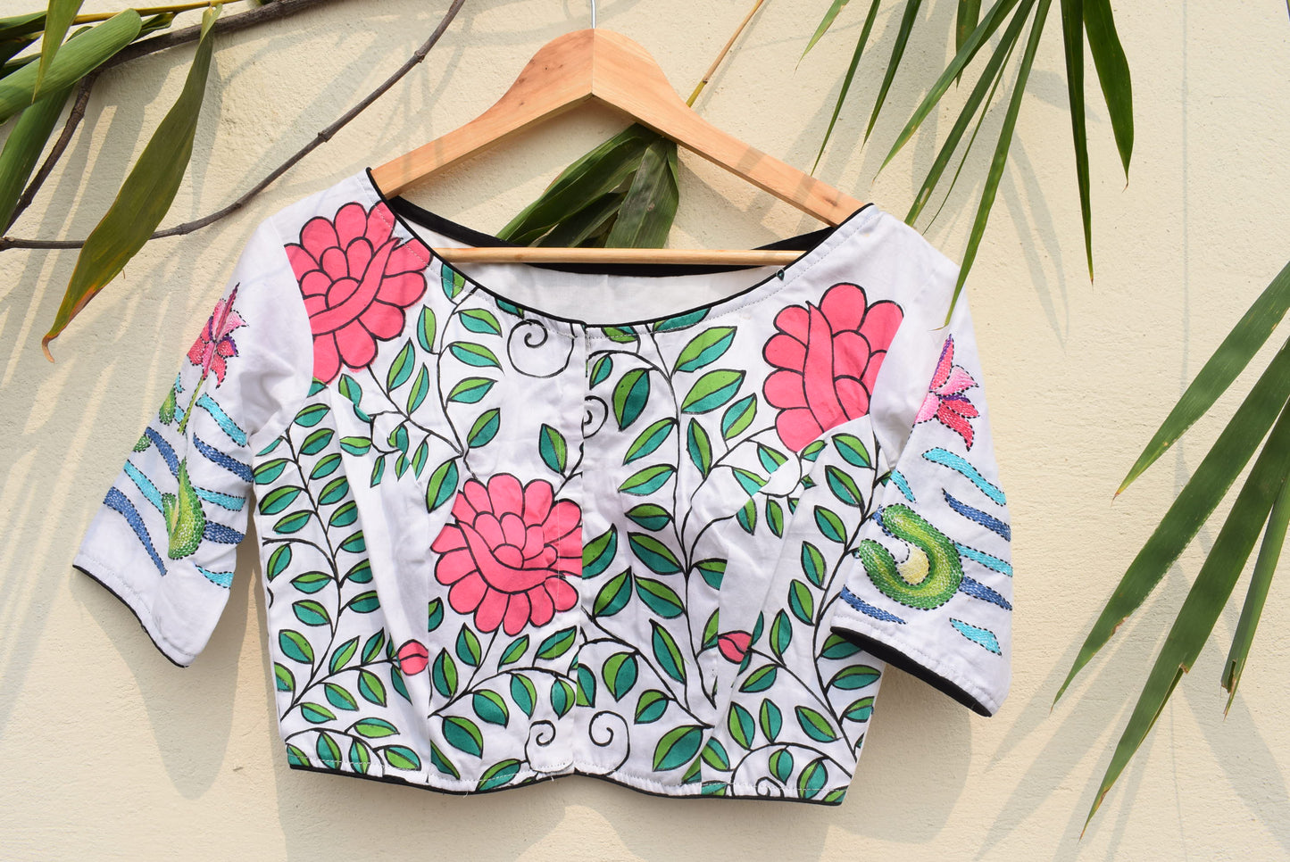 Hand Painted Katha Blouse