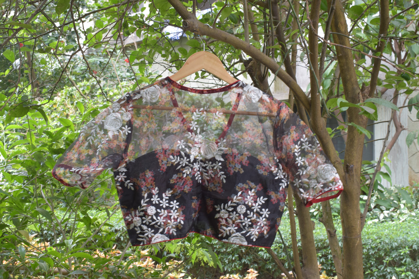 Black Organza Blouse