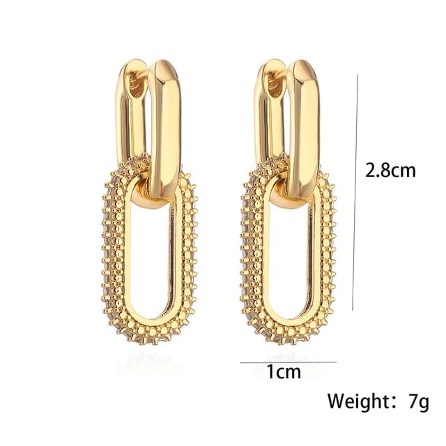 Double Ring Earrings