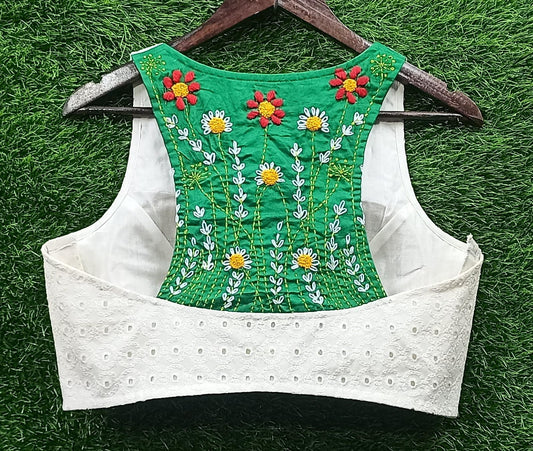 Hakoba-Hand Embroidary Blouse