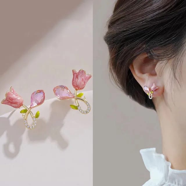 Tulip Bow Earrings