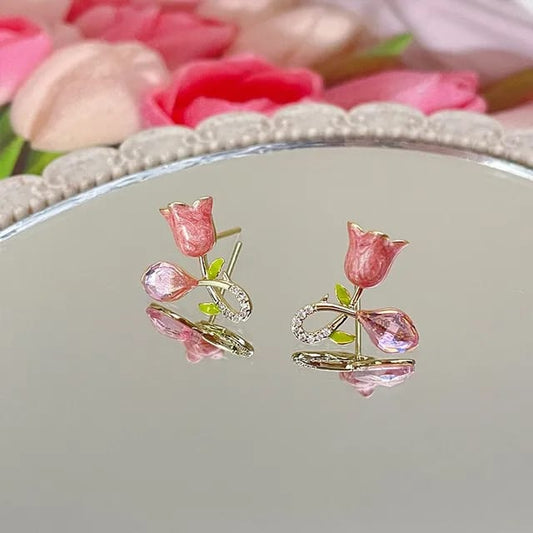 Tulip Bow Earrings