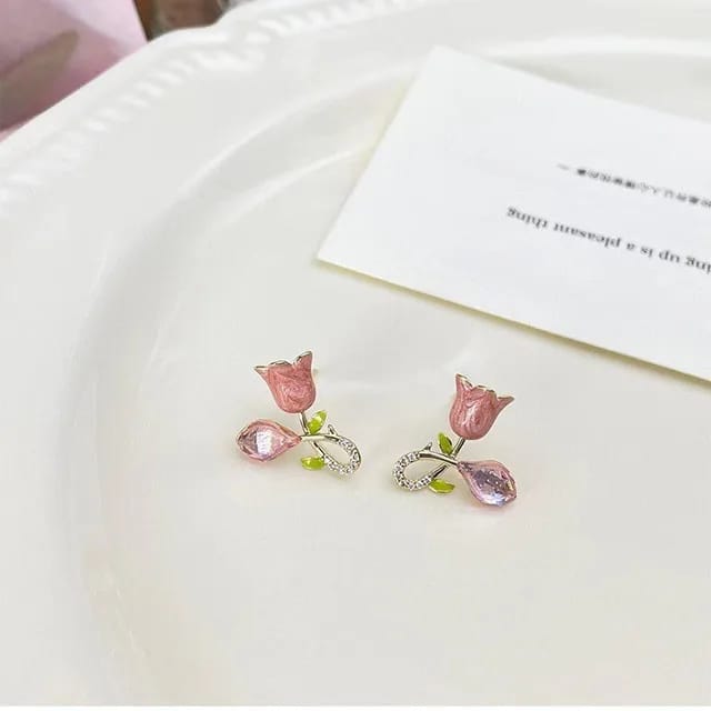 Tulip Bow Earrings